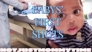 BABYS' FIRST SHOTS // 2 MONTH DOCTOR CHECK UP