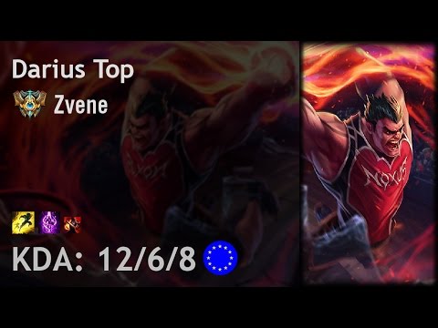 Darius Top vs Dr. Mundo - Zvene - EUW Challenger Patch 7.9