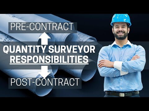Quantity Surveyor Duties And Responsibilities In Construction