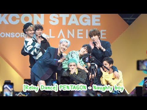 180930 [Relay Dance] PENTAGON - Naughty boy @ [KCON 2018 THAILAND] STAR Live Talk X M2