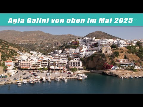 Agia Galini von oben im Mai 2025   Kreta/Crete/Griechenland   2025   4K