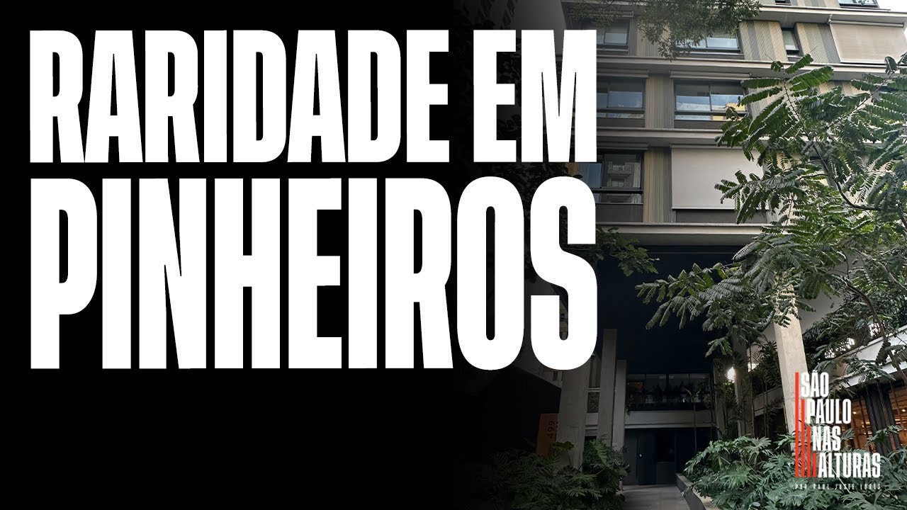 RARIDADE EM PINHEIROS | Boa arquitetura e comércio ativo no térreo em prédio novo na Joaquim Antunes