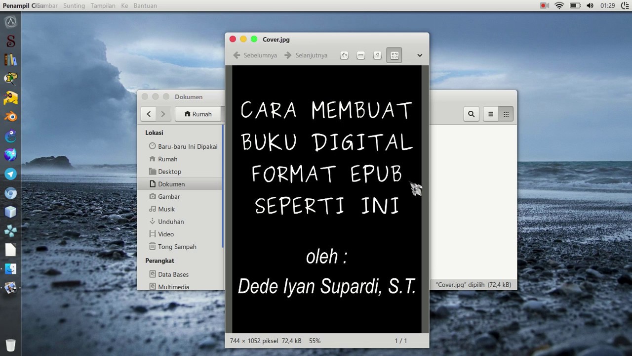 Cara Membuat Buku Digital Format Epub Seperti Ini