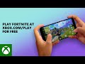 Play Fortnite at xbox.com/play with Xbox Cloud Gaming for free