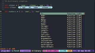 Download the video "Vimscript Tutorial: Dictionary ( creation and #{ key : value } )"