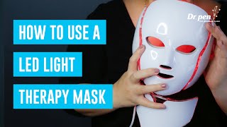 How to Use a LED Light Therapy Mask | Dr. Pen Australia | Light Therapy at Home
