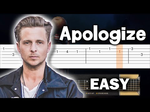 One Republic - Apologize - Guitar tutorial (TAB)