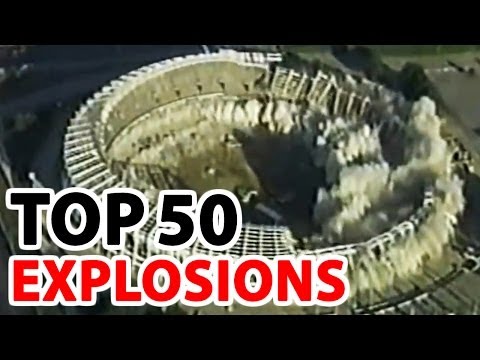 TOP 50 BEST Implosions Explosion Compilation ✔ JANXEN - EXPLOSIONS Stadium Demolition Building Fails