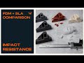 Testing Impact Resistance FDM Vs SLA 3D Printers