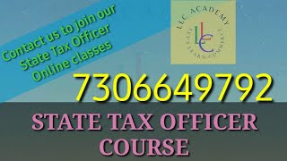 STO/CTO | State Tax Officer | online coaching | kerala psc