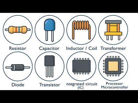 8 Building Blocks of Electronics in 4 Minutes