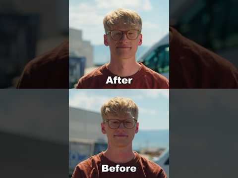 How to outdoor cinematic lighting! #filmmaking #videography