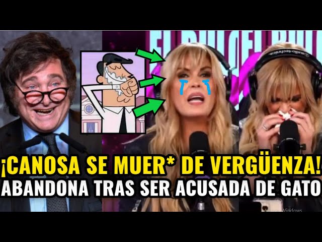 CANOSA ABANDONA SU PROGRAMA TRAS SER ACUSADA GATO VIP DE ALBERSO