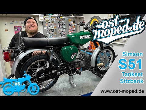 Simson S51 Billiard Green | Tank Set & Seat | Restoration Episode 6 | ost-moped.de