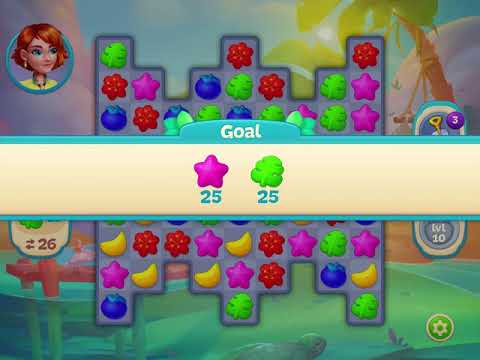 Hawaii Match-3 Mania - Level 4 - No Boosters - FULL STORY - CaroGamesNL - *NEW GAME*