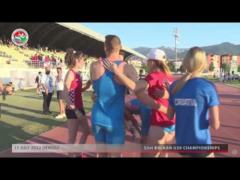 4x400m [M], zlatna Hrvatska - Prvenstvo Balkana za juniore i juniorke 2022
