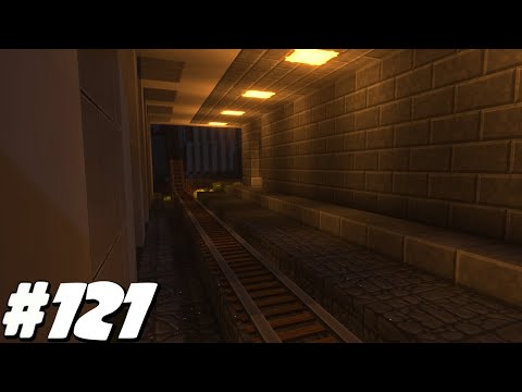 STARTING THE ROLLERCOASTER/MONORAIL | MINECRAFT DINOSAURS |EP 121