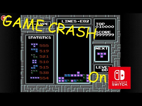 What happens when you get NES Tetris Game Crash on Nintendo Switch