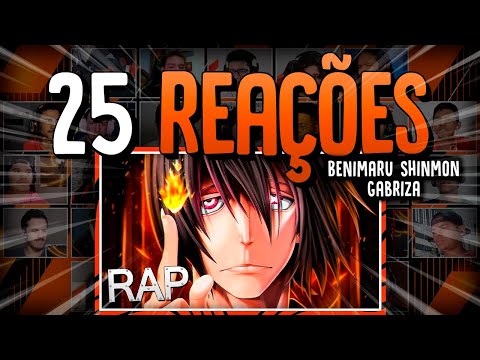 25 REAÇÕES | Rap do Benimaru Shinmon (Fire Force) - Rei da Destruição de Asakusa | Gabriza ♫