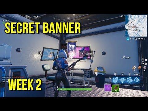 SECRET BANNER LOCATION - Fortnite season 7 week 2