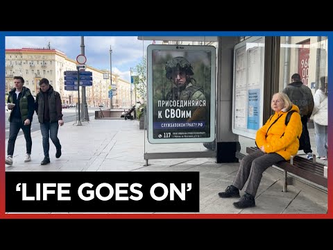 In Moscow, 'life goes on' despite the conflict in Ukraine