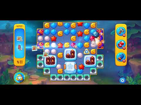 Fishdom level 10722 no boosters フィッシュダム ノーマル