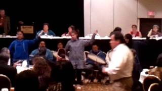 preview picture of video 'Barrow Alaskan Children perform at education conference'