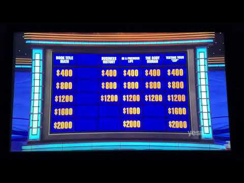 Double Jeopardy, Amy Schneider Day 5 - 2nd Daily Double (11/23/21)