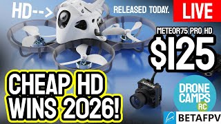 BetaFpv Meteor75 HD Released! - WILL CHEAP HD Fpv win in 2026? ✨😍✨ #fpv #drones