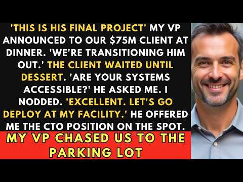 My VP Demoted Me at Dinner. I Left With the $75M Client as His New CTO