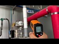 roVa Flex Plus Aerogel Insulation Tape: Hot Pipe Demo 4 - Insulated Surface Temperature