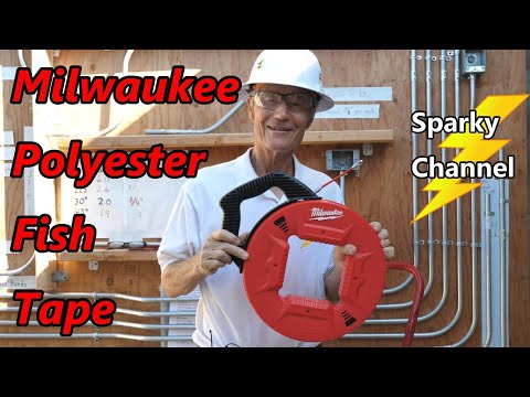 MILWAUKEE  100 Ft. Polyester Fish Tape w/ Flexible Metal Leader 48-22-4195