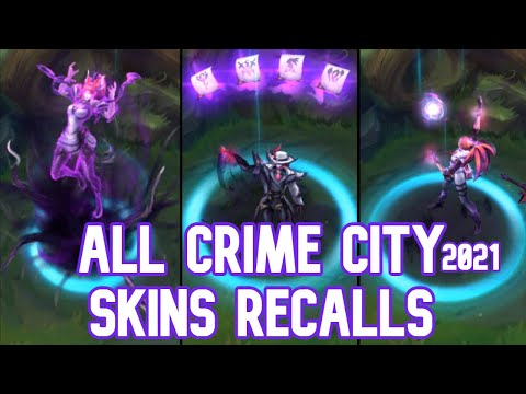 All Recalls: Crime City Nightmare 2021 (Akali, Darius, Shaco, TF, Zyra)