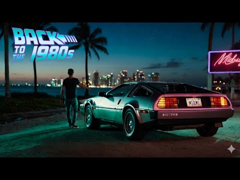 It's summer in 1982, You're driving a Delorean🌴80's Synthwave, Retrowave, Nostalgic mix 🎶