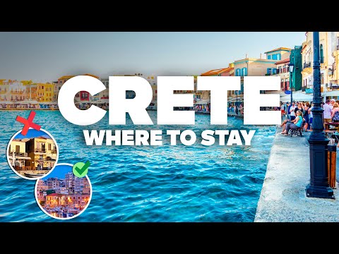 WHERE TO STAY IN CRETE! Best Areas and Budget Hotels!