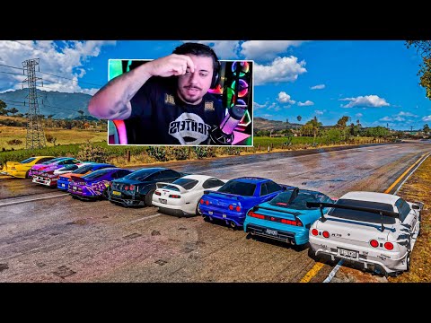 CARROS JDM NO RACHÃO DA RODOVIA - FORZA HORIZON 5
