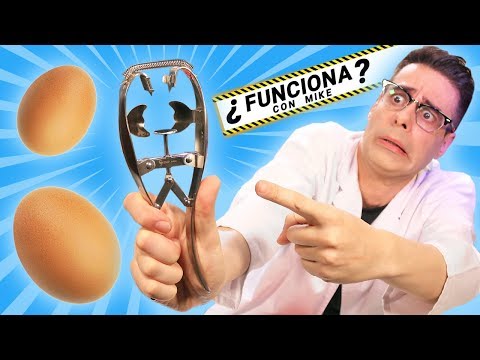PRUEBO 7 INVENTOS EXTRAÑOS para ROMPER HUEVOS ¿Funciona con Mike?