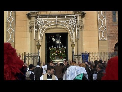 Processione San Calogero Eremita  11/01/2014  Campofranco (CL)