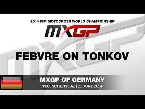 MXGP of Germany 2014 - Febvre on Tonkov - Motocross