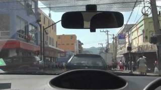 preview picture of video 'Drive through the touristy Hip Strip and local shopping area in Montego Bay Jamaica'