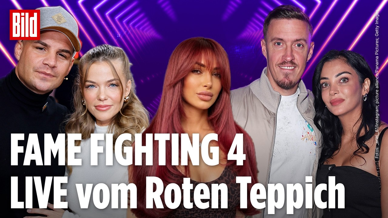 🔴 FAME FIGHTING 4: Live vom Roten Teppich aus der Grugahalle in Essen