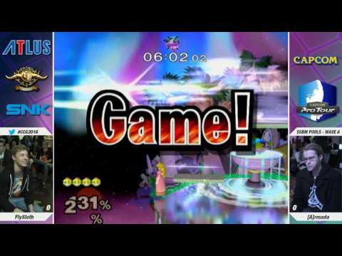 CCG2k16 SSBM Pools   Armada vs FlySloth