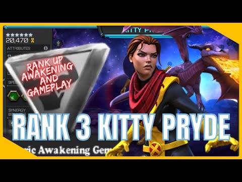 6 Star Kitty Pryde Goes To Rank 3! Awakening And Gameplay! LOL SL Solo + More!