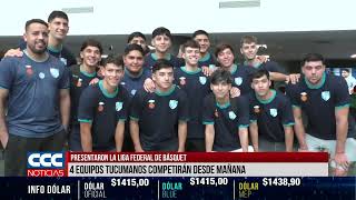 PRESENTARON LA LIGA FEDERAL DE BÁSQUET
