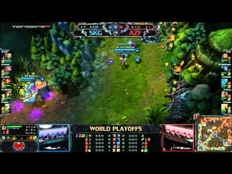 Game 3 - SK Gaming (SKG) vs Azubu Frost (AZF) - League of Legends Playoffs