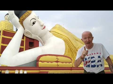 #Reclinado #Buda #Imagem #Monywa #Mianmar (7 de março de 2019) 🇲🇲🇲🇲🇲🇲