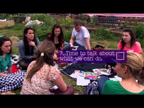 Thumbnail for Craftivist Jam launch Stitch-In at Spitalfields City Farm June 2012