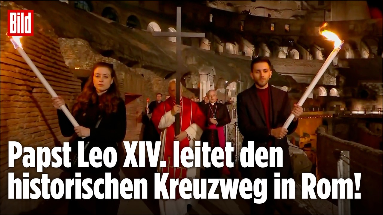 Papst Leo XIV: Sein erster Kreuzweg zieht Tausende nach Rom!