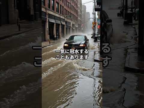 ゲリラ豪雨の怖い雑学3選