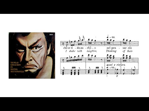 Nicolai Ghiaurov Sings 'Ecco Il Mondo' from Mefistofile (Boito)